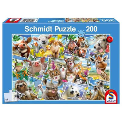HOWARD ROBINSON - TIERISCHE SELFIES - Schmidt Puzzle 56294 - 200 XXL Teile Pcs.