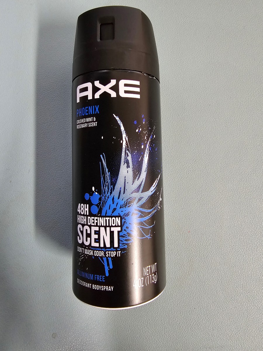 PACK Axe Phoenix Men's Deodorant Body spray Crushed Mint Rosemary 4oz