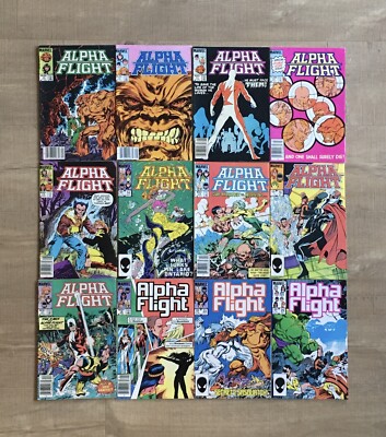 ALPHA FLIGHT Lot Run 9-18 23 29 Marvel Byrne X-Men Hulk 10 11 12 13 14 15 16 17