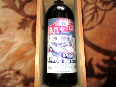 coteaux varois domaine de la lieue rallye monte carlo cuvée
