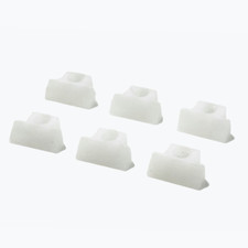 BP-0535-025 White Nylon ABR-Style Guitar Tunematic Bridge Saddles