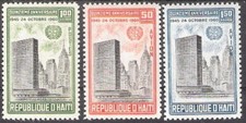 Haiti 1960 15th Anniversary United Nations Headquarters MNH (SC# 469, C168-C169)
