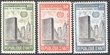 Haiti 1960 15th Anniversary United Nations Headquarters MNH (SC# 469, C168-C169)