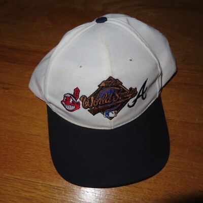 1995 CLEVELAND INDIANS vs ATLANTA BRAVES World Series (Adjustable Snap Back) Cap