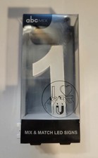 ABCMIX Led Letters Lights Alphabet Number 1