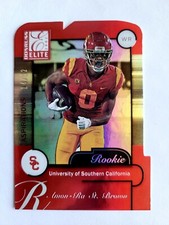 2021 PANINI ELITE ASPIRATIONS RED AMON-RA ST. BROWN RC! 14/92! 1/1! JERSEY #!