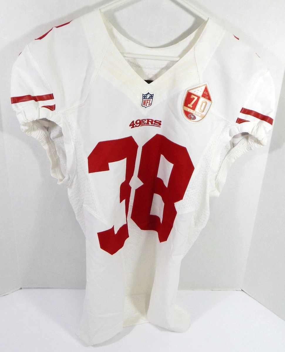 2012 San Francisco 49ers Cleveland Wallace III 38 Game Issued