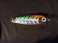 High Percentage Salmon Trolling Spoon With Hyper Vis Tape Not Paint 3 3/4”.