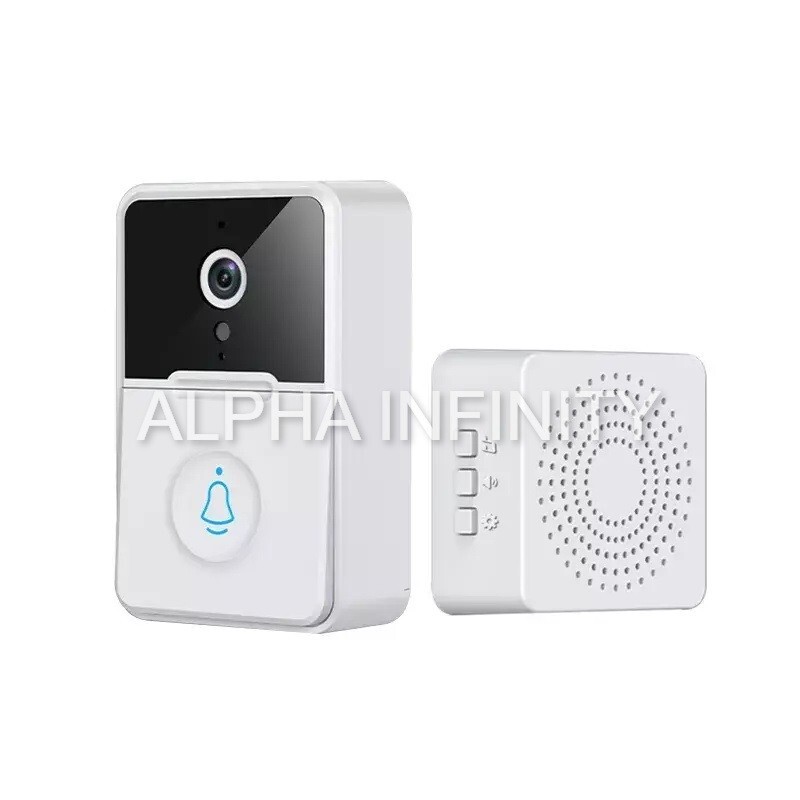 Wireless Security Smart WiFi Doorbell Intercom Door Ring Bell Chime Video Camera-image