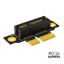 PCI-e 1X 3.0 90 Degree Reverse Male to Female Riser Card