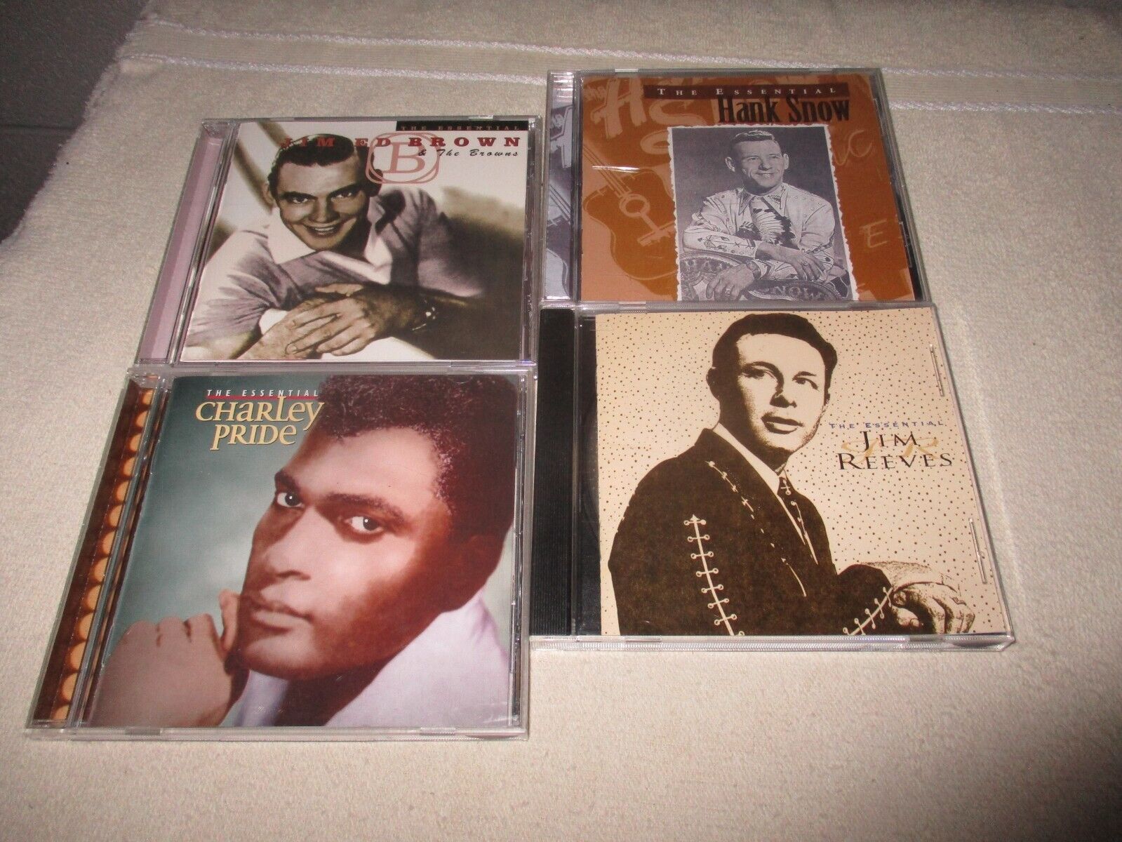 RCA Country The Essential 4 CD Lot Charley Pride, Hank Snow, Jim Ed Brown & More