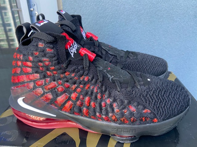 lebron xiv black red
