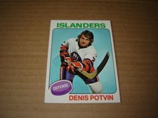 Denis Potvin 1975-76 Topps hockey card # 275 NM New York Islanders HOF