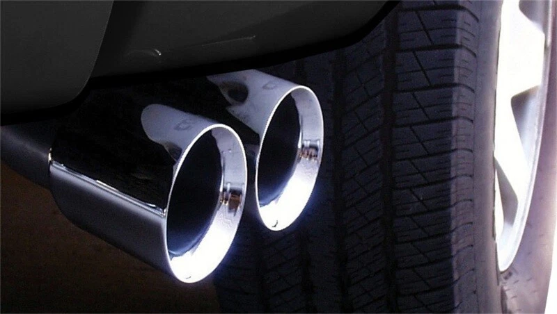 For Corsa 2002-2006 Cadillac Escalade 6.0L V8 Polished Sport Cat-Back Exhaust - Image 4 of 4
