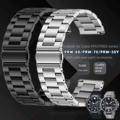 Cinturino orologio in acciaio inox 23 mm per bracciale Casio PRW
