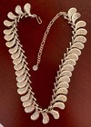 Vintage 1955 Signed Kramer  Evening Star Choker Necklace Adjustable to 16”