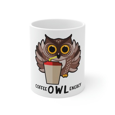 Owl Energy - Ceramic Mug 11oz