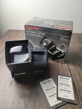 Vintage Pana-Vue Automatic Lighted 2x2 Slide Viewer Original Box Tested
