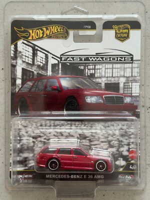2025 Hot Wheels Fast Wagons MERCEDES BENZ E36 AMG Car Culture e63