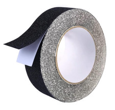 Grip Tape anti Slip Tape 1 Inch, 33 Feet, Black Non Skid Tape for Stairs, Non
