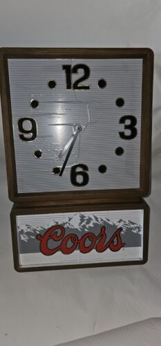 1985 Coors Jungham Quartz W738 Germany Battery Operated Clock 14” x 21” - Picture 3 of 21
