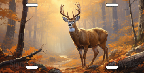 Matrícula Buck ciervo placa personalizada agregar texto - Imagen 1 de 1
