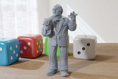 Fatty Cyber Boss - 3D Printed Proxy Minifigures for Sci-fi and Cyberpunk Themed