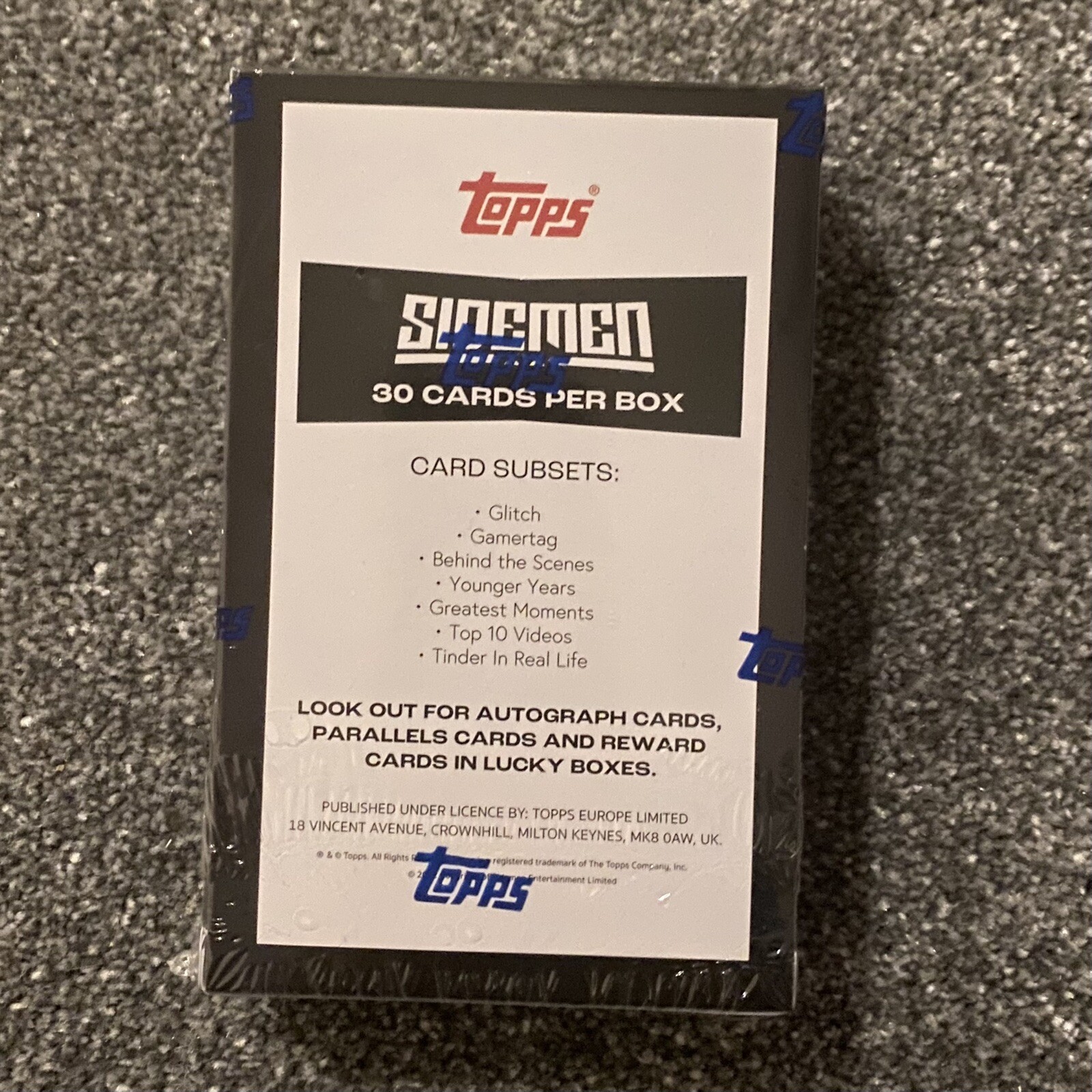 Sidemen x Topps trading cards sealed box. Unopened & In Hand. KSI eBay