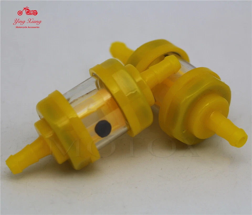 Fit For GSXR600 GSXS750 GSX250R V-STROM 3pcs 1/4"Gas Fuel Oil Filter ​W/Magnetic - Image 2 of 4