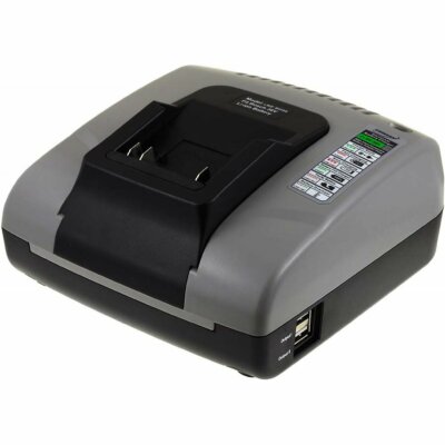 Powery Akku-Ladegerät für Bosch Akku-Bohrhammer GBH 36 VF-Li 36V   Grau