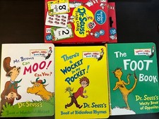 Dr. Seuss - Flash Cards and 3 tiny books BUNDLE