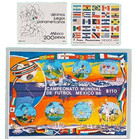 lot de 2 enveloppes, timbre et monnaie du monde -Mexique-Ile Maurice
