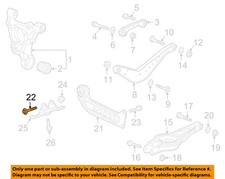 GM OEM 09-24 Envision Rear Suspension Suspension Components-Shock Bolt 11610890