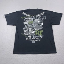 Rat Fink T-Shirt Men XL Black Ed Roth -Old Rat Finks Never Die- Graphic Hot Rod