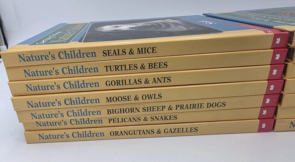 getting to know nature's children books 2-Sided hardcover book Lot of 27 - Image 2 of 4