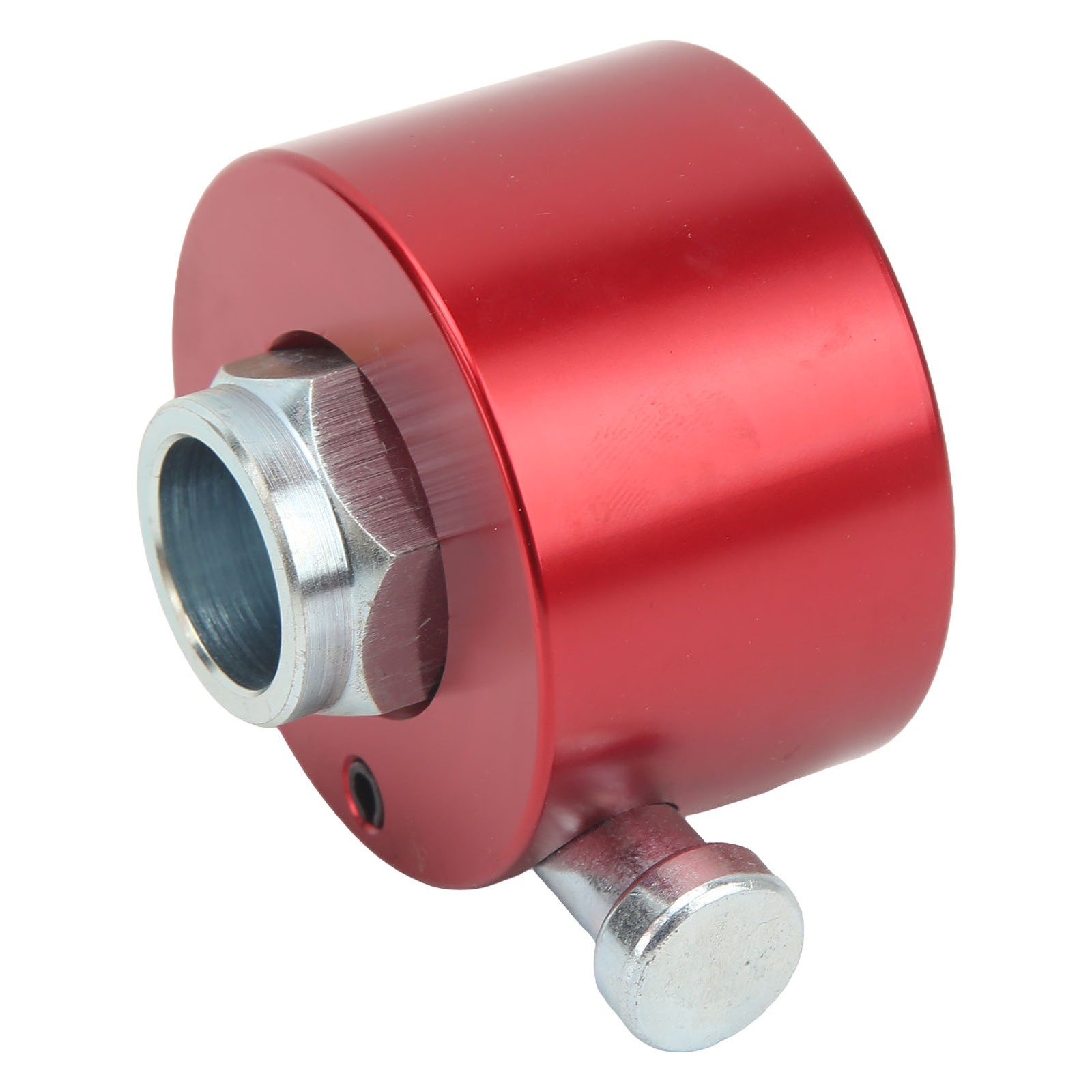 Red 3/4in Shaft Steering Wheel Quick Release Disconnect Hub With Push Button For