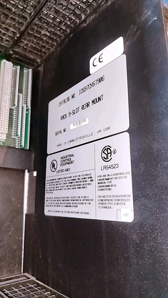 GE FULL RACK | IC697CPM790 | IC697CMM742 | IC697CHS790G | IC697PWR711J | TESTED - Image 2 of 4