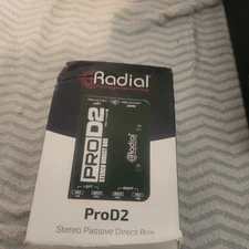 Radial Engineering ProD2 Passive Dual 2-Channel Stereo Direct Box DI Pro D2