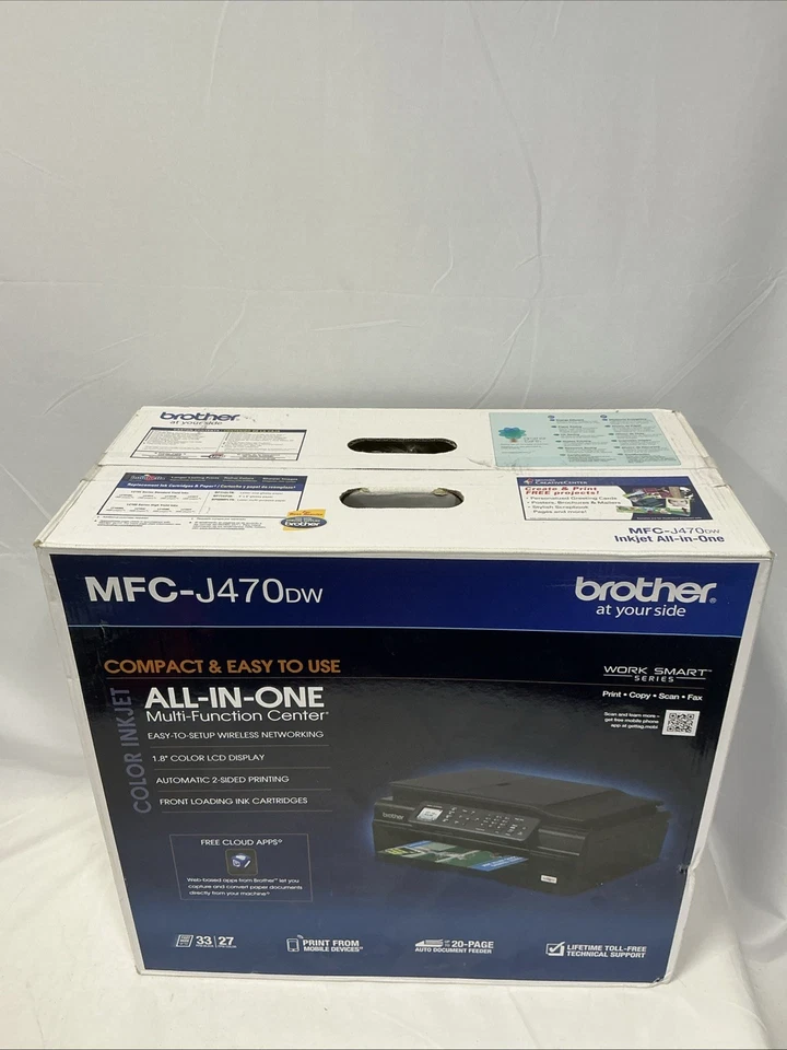 Brother MFC-J470DW All-In-One Inkjet Wireless Printer with Auto Document Feeder - Image 2 of 4
