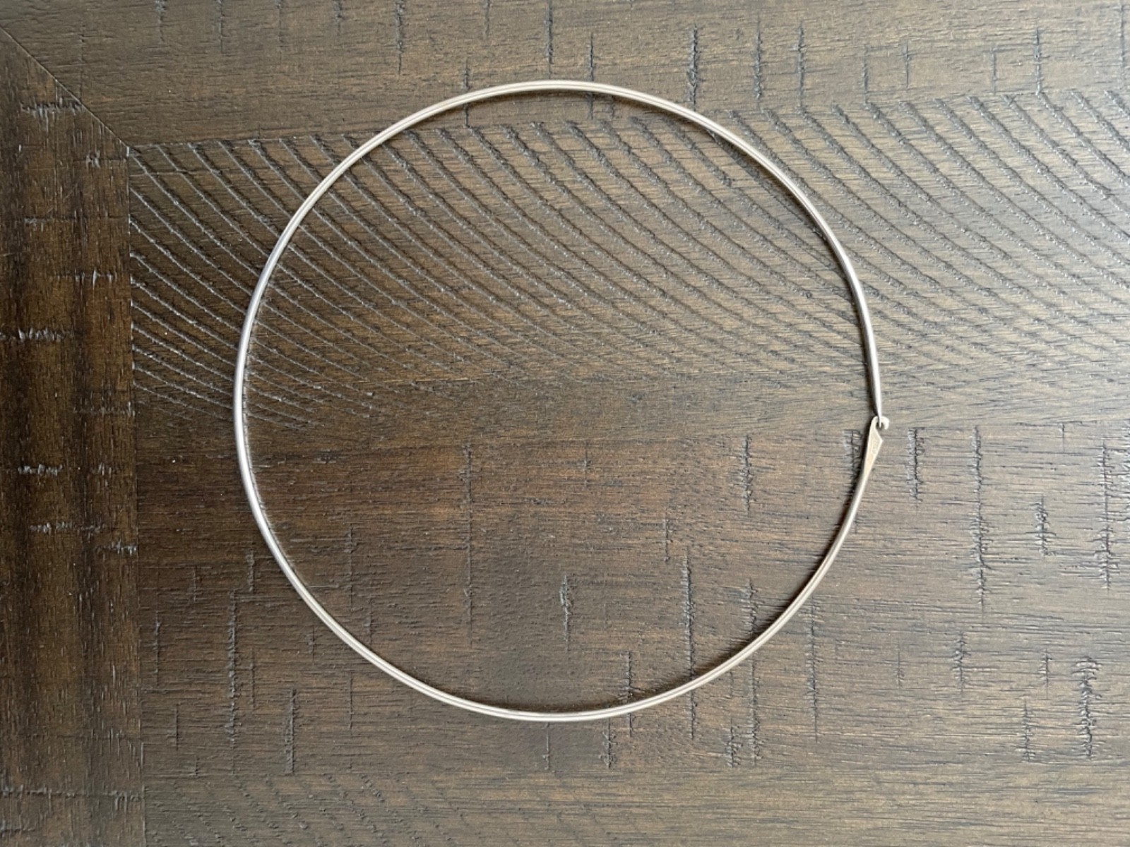 Vintage Solid Sterling Silver Necklace - image 1