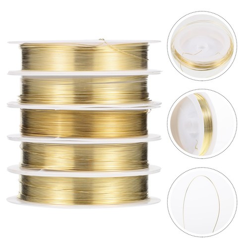 Fil De Cuivre Torsadé BENECREAT 2mm - 2 Rouleaux 4m Pour Bijoux Et Artisanat