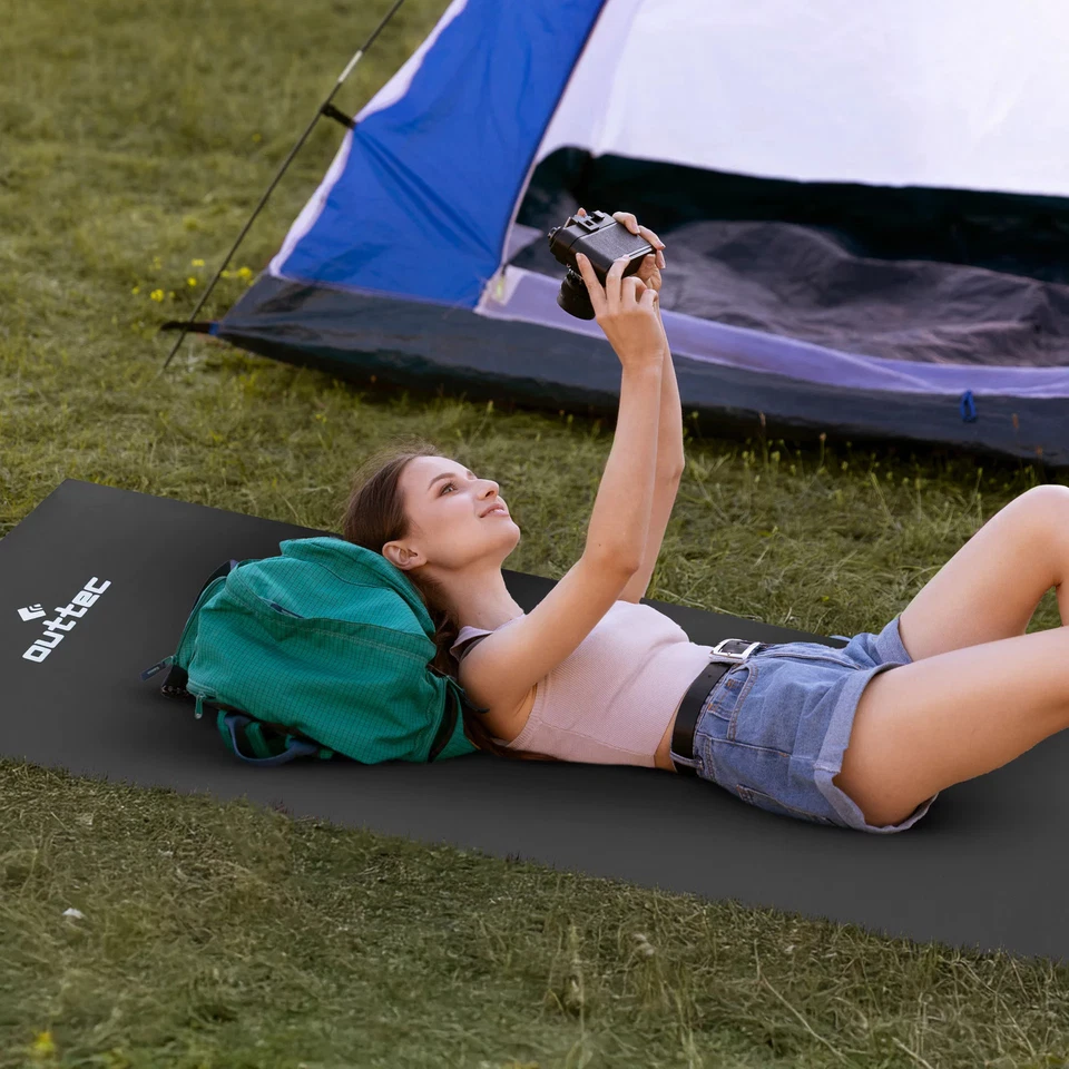 Outtec® Isomatte Touristenmatte Zeltmatte Schlafmatte mit Aluminium Isolierung - Bild 4 von 4