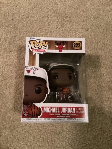 FUNKO POP! MICHAEL JORDAN 3 TIMES IN A ROW #222~ MINT~ NBA SERIES ~