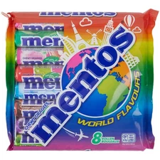 Mentos World Flavours 8 Rolls Chewy Dragees 300g