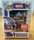 Funko Pop #821 WWII Ultimates Captain America Marvel Collector Corps + Protector