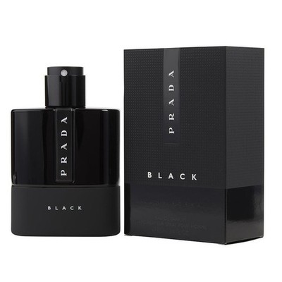 Prada Luna Rossa Black Eau de Parfum 3.4 oz Spray for Men | Woody Aromatic Scent