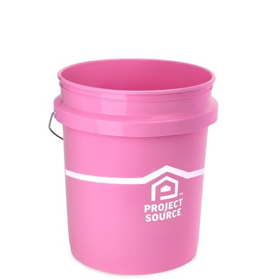#ad #ad Project Source Pink 5 gallon Plastic General bucket $7.55