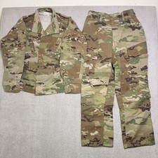 Genuine U.S Army OCP ACU uniform Set Coat Female Trousers 28x30 X-small Coat
