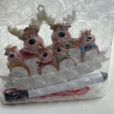 2023 Christmas Elk Deer Ornament Pendant Xmas Tree Deer Resin ornament