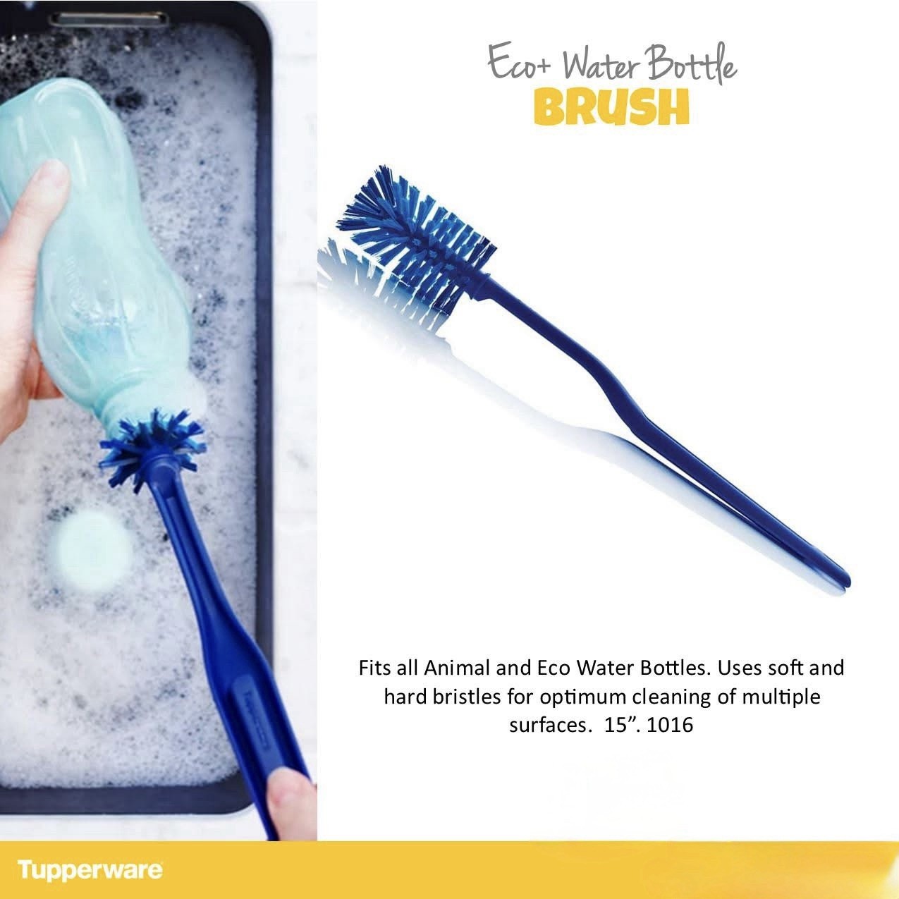 Cleaning Brush With Long Handle Blue 14 Inch